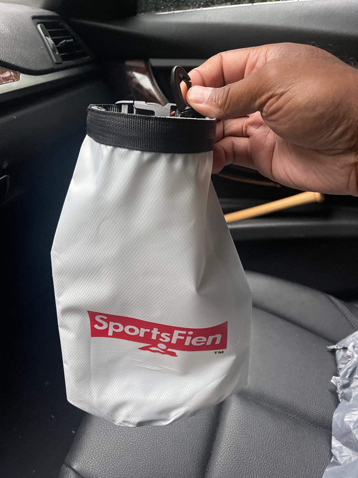 White Water Proof swim logo bag